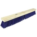 Weiler 24"ContractorGarageBroom, StiffBluePolypropyleneFill, IncludesBrace 44590